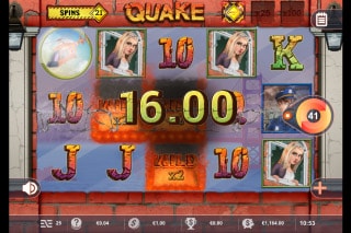 Quake Mobile Slot Win