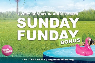 Get A Bonus Every Sunday In August at VeraJohn