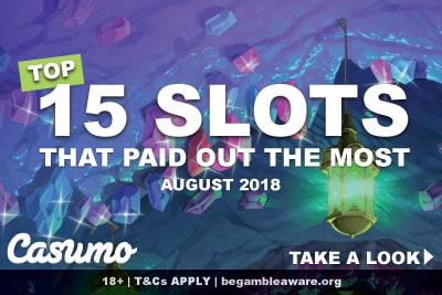 Biggest Slot Wins At Casumo Casino