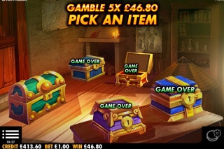 Da Vinci's Treasure Mobile Slot Gamble Feature