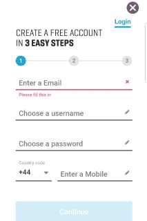Guts Casino Signup Form New