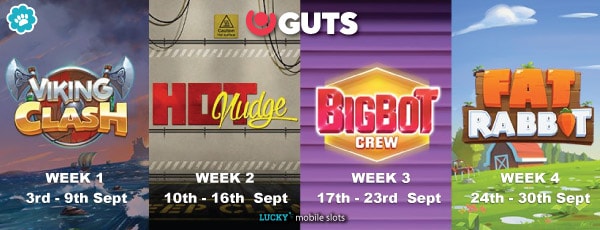 Guts Games Of The Week - September 2018