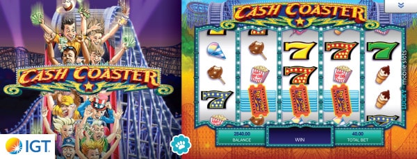 IGT Cash Coaster Slot Game On Mobile