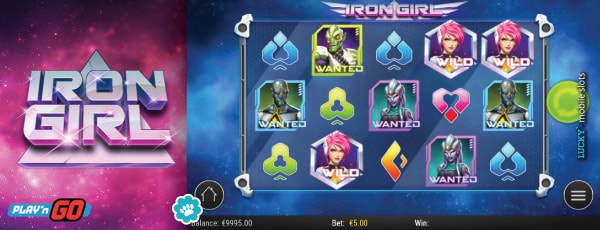 Iron Girl Mobile Slot Game
