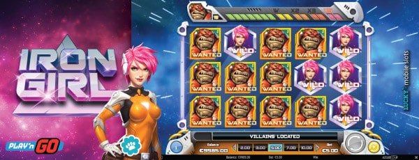 Iron Girl Slot Game Multipliers