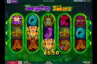 Juggling Jokers Mobile Slot Machine