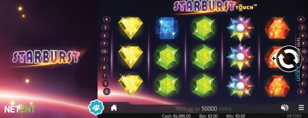 Starburst Slot Machine by NetEnt