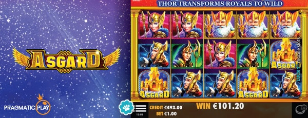 Asgard Slot Machine On iPad