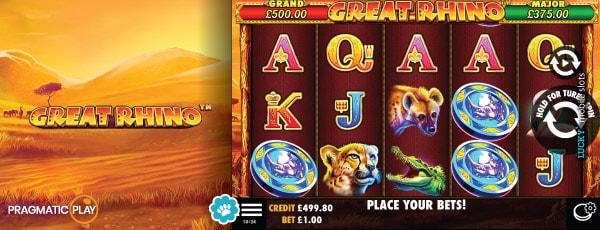 Great Rhino Video Slot By Pragmatic Play