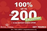 Get Your Royal Panda Casino Bonus Exclusive