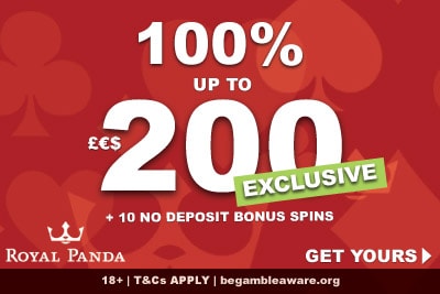 Get Your Royal Panda Casino Bonus Exclusive