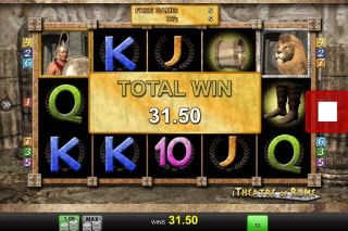 Theatre Of Rome Mobile Game Win