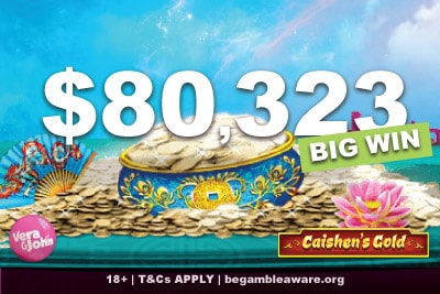 Caishen's Gold Jackpot Slot Win At Vera&John Mobile Casino