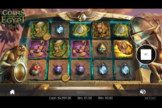 Coins of Egypt Mobile Slot Machine