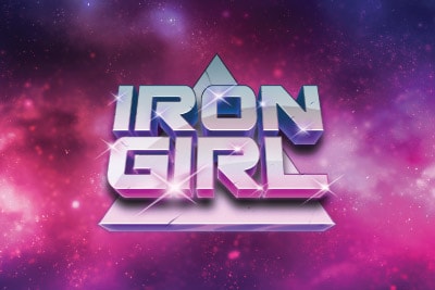 Iron Girl Mobile Slot Logo