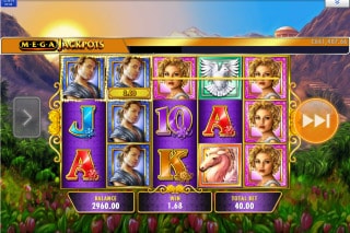 MegaJackpots Golden Goddess Mobile Slot Game