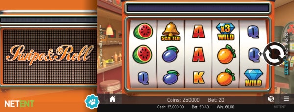 NetEnt Swipe and Roll Slot Machine