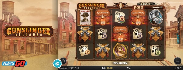 Play'n GO Gunslinger Reloaded Mobile Slot Free Spins