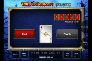 Tales of Darkness Full Moon Slot Gamble Feature