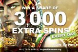 Win A Share of 3,000 Videoslots Casino Extra Spins Bonus