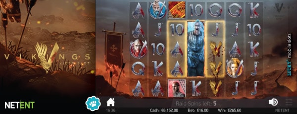 NetEntertainment Vikings Slot Raid Spins