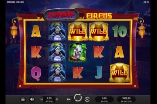 Zombie Circus Mobile Slot Machine