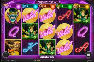 Banana Rock Mobile Slot Walking Wilds