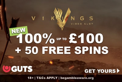 Get Your Guts Casino Bonus With Free Spins On First Deposit