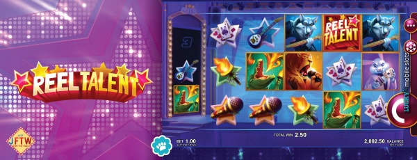 Just for the Win Reel Talent Video Slot