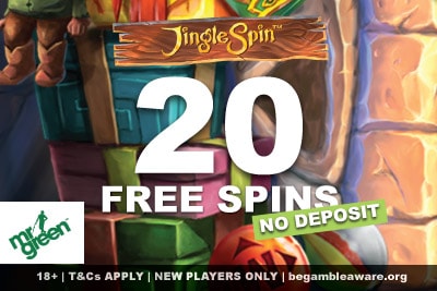 Get Your Mr Green Free Spins On Jingle Spin No Deposit Needed