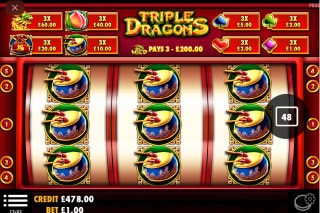 Triple Dragons Slot Win