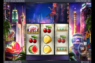 Vegas Diamonds Mobile Slot Machine