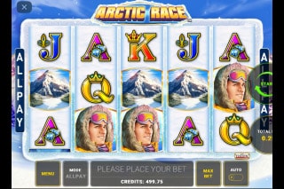 Arctic Race Mobile Slot Game