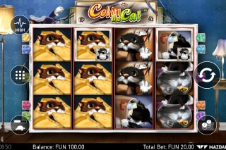 Colin The Cat Mobile Slot Game
