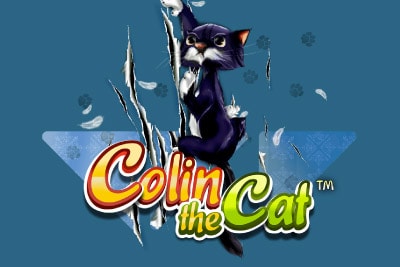 Colin The Cat Mobile Slot Logo