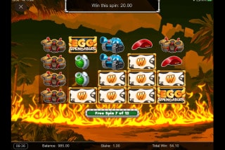 Eggspendables Slot Free Spins