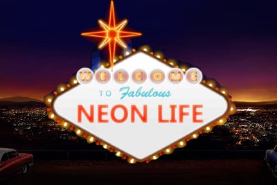 Neon Life Mobile Slot Logo