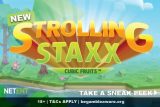 New NetEnt Strolling Staxx Cubic Fruits Mobile Slot