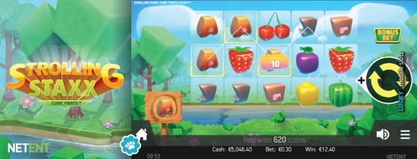 Strolling Staxx Touch Slot Preview