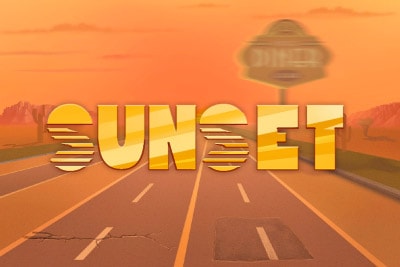 Sunset Mobile Slot Logo