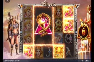 Valkyrie Mobile Slot Free Spins Bonus