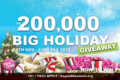 Vera John Casino Cash Giveaway