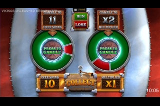 Vikings Unleashed Megaways Mobile Slot Gamble Feature