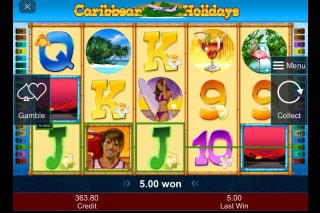 Caribbean Holidays Mobile Slot Win