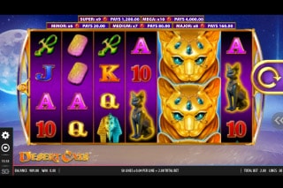 Desert Cats Mobile Slot Machine