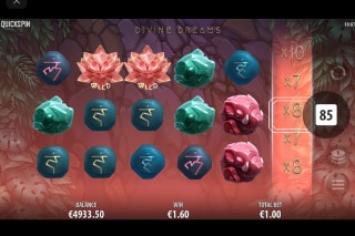 Divine Dreams Mobile Slot Multiplier