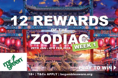 Mr Green Casino Rewards Of The Zodiac Week 1