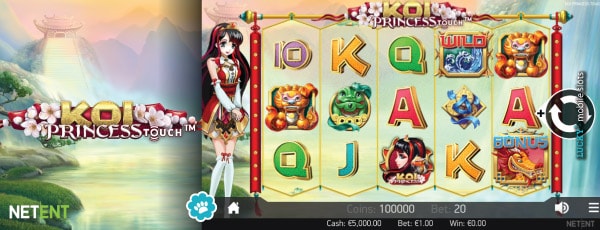 NetEnt Koi Princess Slot Machine