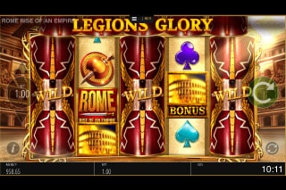 Rome Rise of An Empire Mobile Slot Bonus Feature