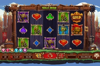 Trolls Bridge Mobile Slot Game